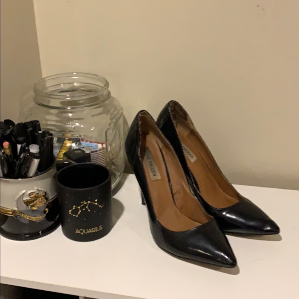 Steve Madden Black Patent Leather Heels
